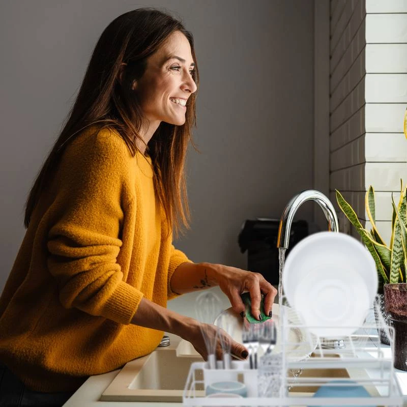 Égouttoir En Métal Pour La Vaisselle 5 Égouttoir En Métal Pour La Vaisselle – Image 3