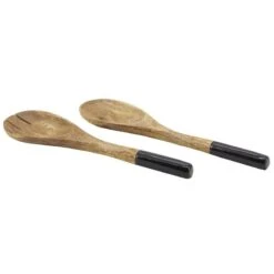 Paire De Couverts En Manguier