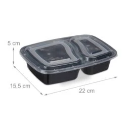 10x Meal Prep Containers 2 Compartiments -Umbraen Boutique 7608f2d059394776b1c67d1a9026be10