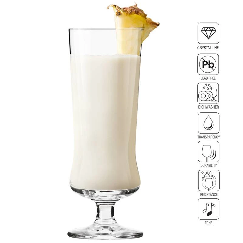 Krosno Avant-Garde Verres à Pina Colada 10 Krosno Avant-Garde Verres à Pina Colada – Image 8