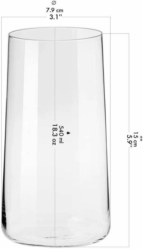 Krosno Avant-Garde Verres D’eau Haut 7 Krosno Avant-Garde Verres D’eau Haut – Image 5