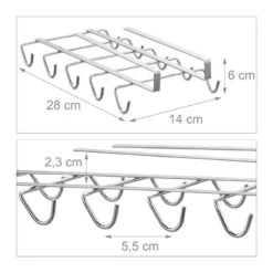 Lot De 2 Supports Tasses Pour Armoire -Umbraen Boutique 7ad6a27060c64593b4f979cf75e472f0