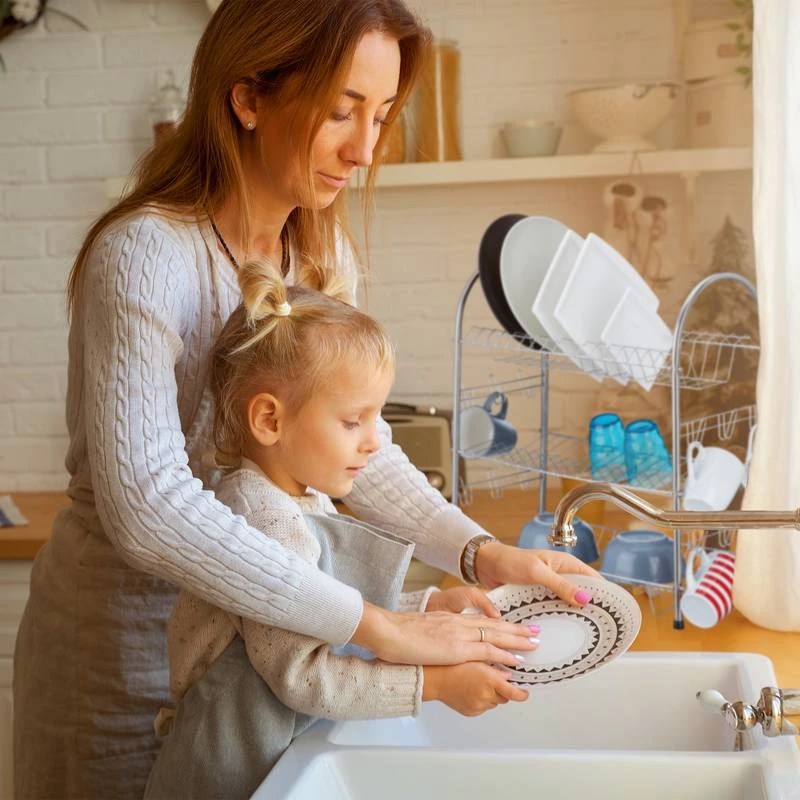 Egouttoir à Vaisselle 3 étages Inox 5 Egouttoir à Vaisselle 3 étages Inox – Image 3