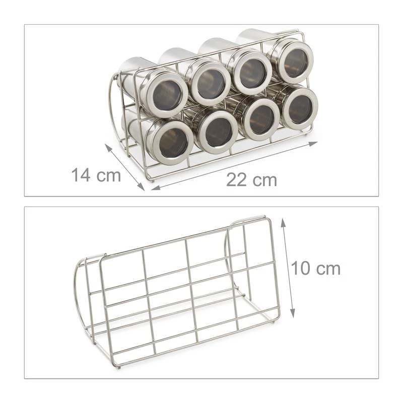 Étagère à épices Avec 8 Doses 11 Étagère à épices Avec 8 Doses – Image 9