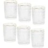 Set De 6 Verres Liseré Doré -Umbraen Boutique 7f26c7d486e94c6bb7f6da715407cb1d