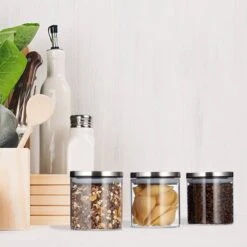 Pot De Stockage Jeu De 3 380 Ml Chacun -Umbraen Boutique 820c022515bd4ab88b61492854949b94