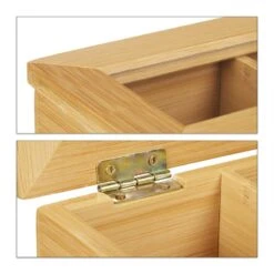 Boîte à Thé Bambou 5 Compartiments -Umbraen Boutique 85506ac30bd1424493d95585e598cec3