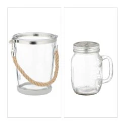 4 Jarres Avec Paille Et Couvercle 16 4 Jarres Avec Paille Et Couvercle -Umbraen Boutique 877fef60ea4e4b7ab451b1808968024e