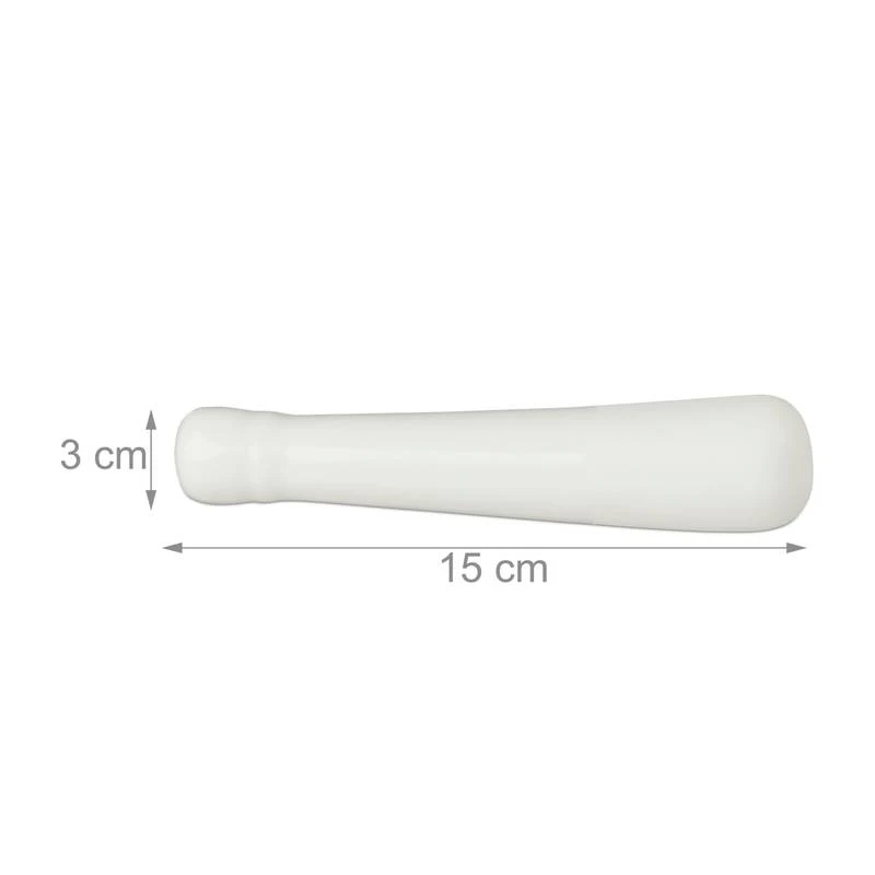Mortier Avec Pilon En Porcelaine Blanche 7 Mortier Avec Pilon En Porcelaine Blanche – Image 5