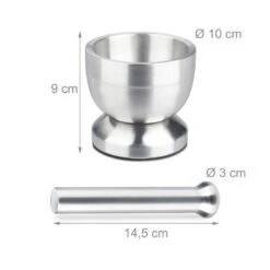 Mortier Pilon Acier Inoxydable -Umbraen Boutique 96ab392a87fb436883d49c7c0f8e4598