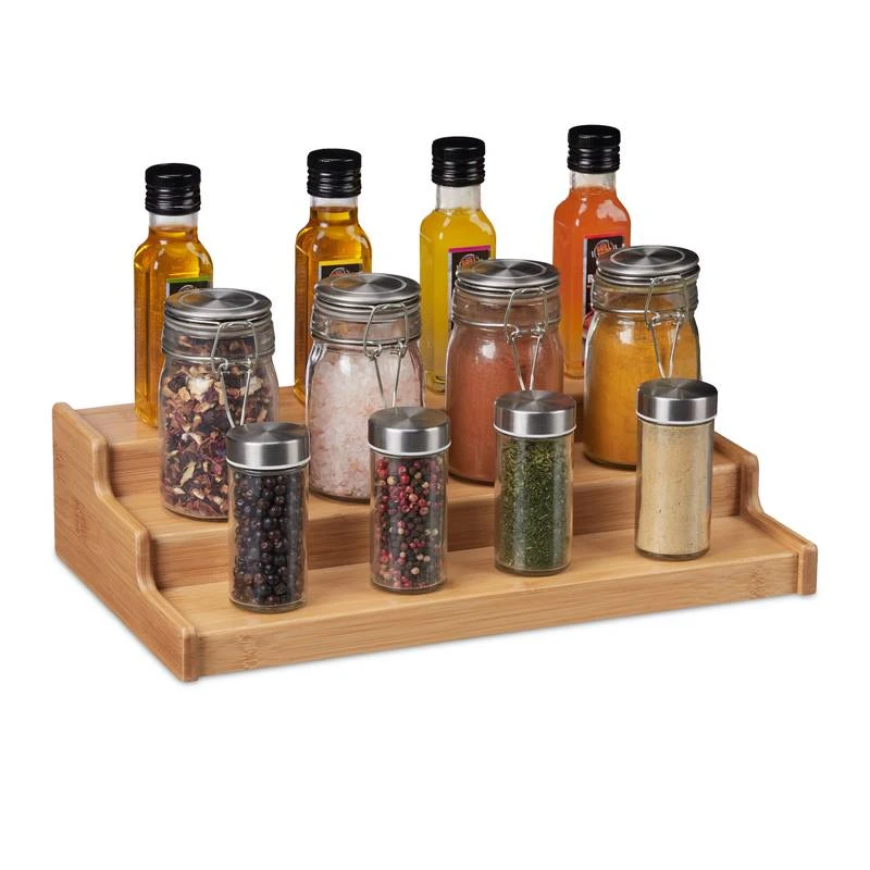 Etagère à épices En Bambou Sur Pieds 7 Etagère à épices En Bambou Sur Pieds – Image 5