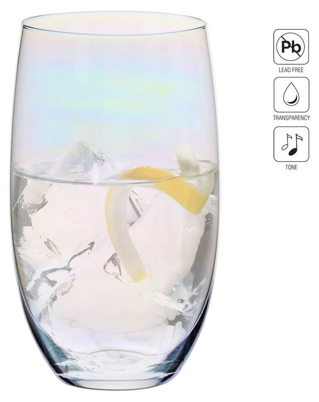 Krosno Blended Rainbow Verres D’eau 6 Krosno Blended Rainbow Verres D’eau – Image 4