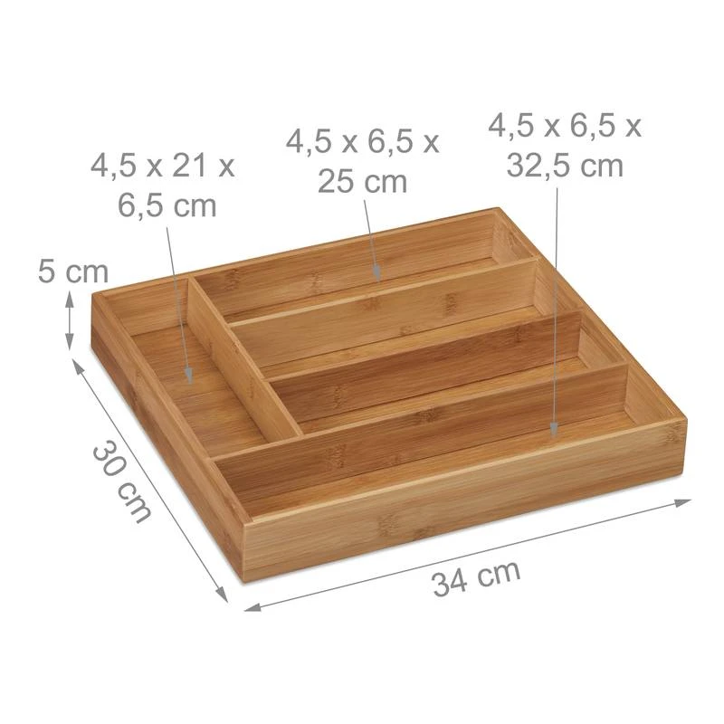 Range-couvert Bambou 5 Compartiments 10 Range-couvert Bambou 5 Compartiments – Image 8