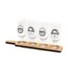 Amadeus Set De 4 Verres Et Sa Planche De Service -Umbraen Boutique 9c2f859918cd4f9791ceabb40ef3c4c1