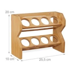 Étagère à épices Bambou 8 Pots -Umbraen Boutique 9ce8970b07ff4791916761aae5feb705