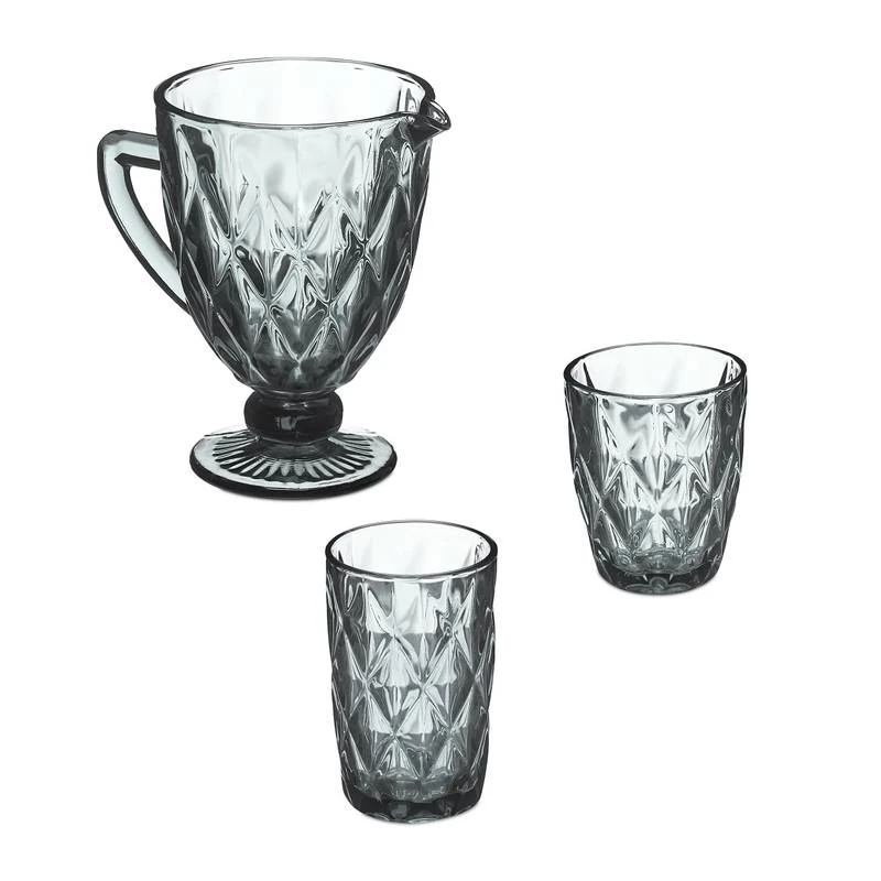 Lot De 7 Verres Gris 8 Lot De 7 Verres Gris – Image 6