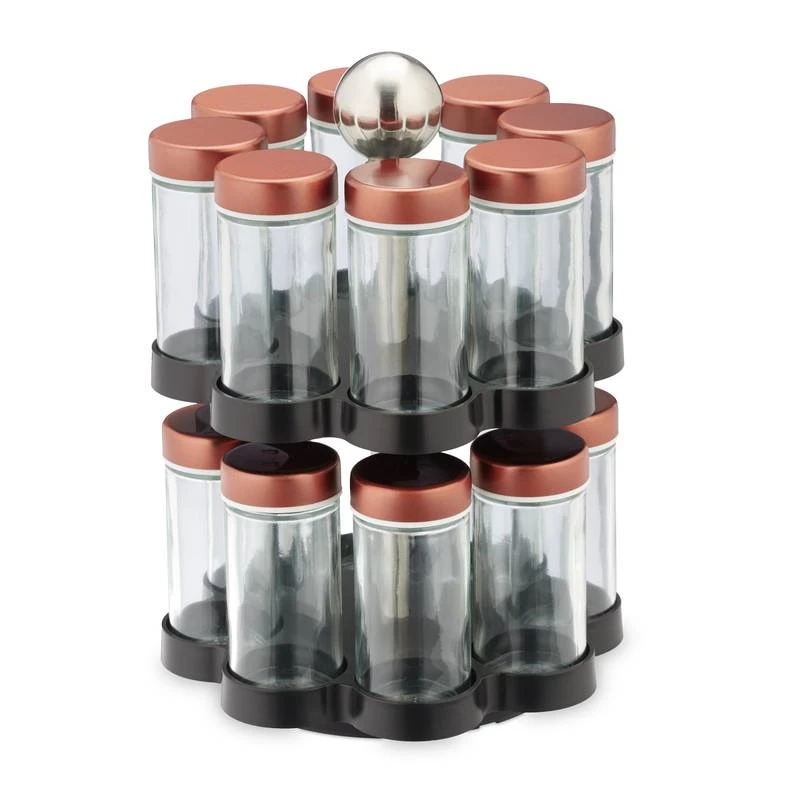 Tourniquet à épices Avec Pots En Verre 3 Tourniquet à épices Avec Pots En Verre