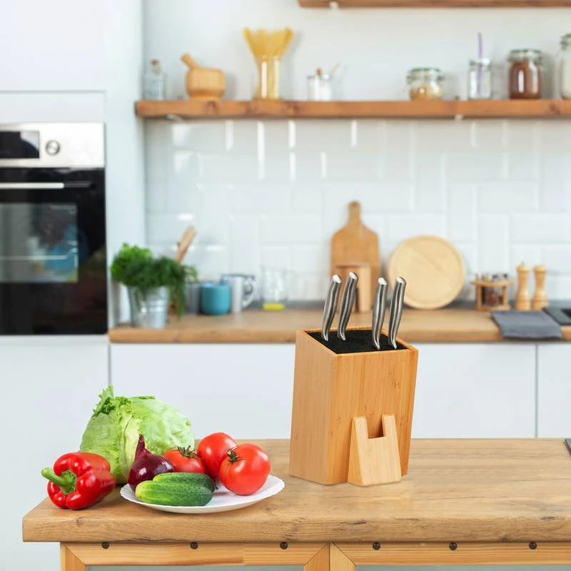 Bloc à Couteaux En Bambou XXL 4 Bloc à Couteaux En Bambou XXL – Image 2