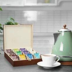 Boîte à Thé Bois 12 Compartiments -Umbraen Boutique a35b09403d9547d3a4ab11241b6fbd5a
