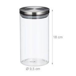 Jeu De 3 Pots De Stockage 1l -Umbraen Boutique a42b1a4ac9ce43baae9a215eab38f0c8