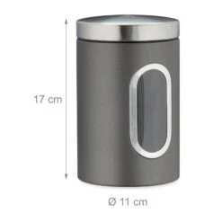 1x Bocal En Métal Avec Fenêtre Blanc -Umbraen Boutique a4d16933d53f4eae922ed10be2a8e987 3