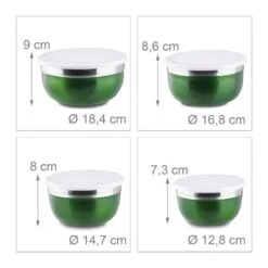 Bol Mélangeur Couvercle Lot 4 Saladiers -Umbraen Boutique a6ddcb1cadc44ee18c613a88a27fa145