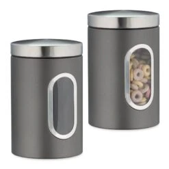 2x Bocaux En Métal Avec Fenêtre Noire 34 2x Bocaux En Métal Avec Fenêtre Noire -Umbraen Boutique aa9acbaaa5a44f56b7c8c77e6226a232