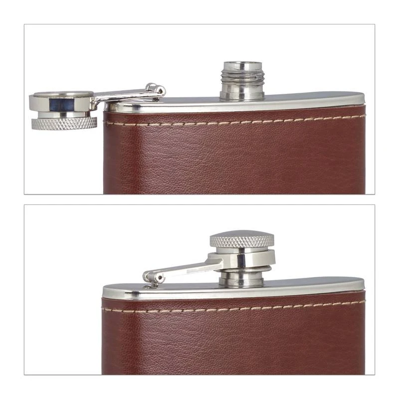 Flasque 200 Ml Avec Cuir Synthétique 7 Flasque 200 Ml Avec Cuir Synthétique – Image 5