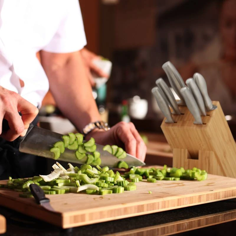 Bloc à Couteaux En Bambou 5 Bloc à Couteaux En Bambou – Image 3