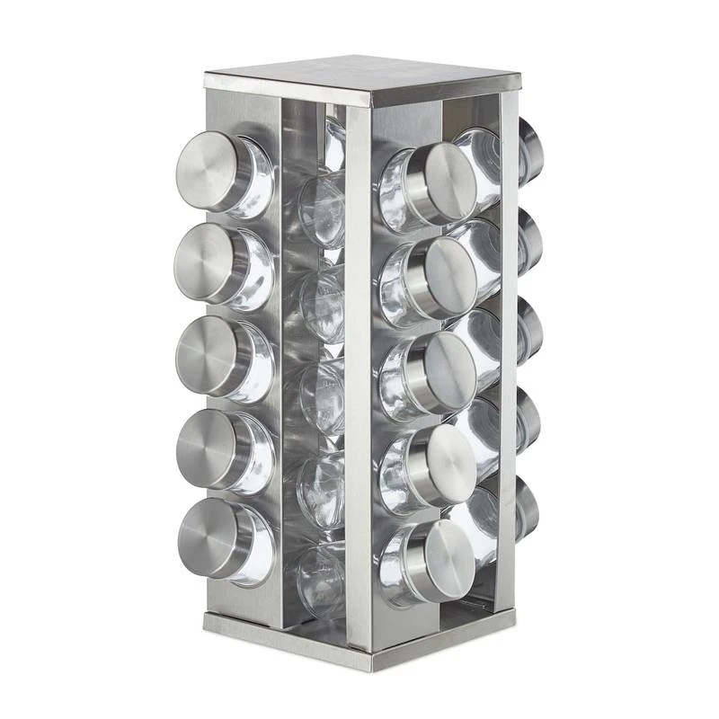 Tourniquet à épices Carré Avec 20 Pots 3 Tourniquet à épices Carré Avec 20 Pots