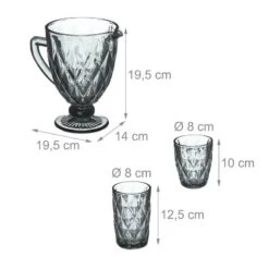 Lot De 7 Verres Gris 19 Lot De 7 Verres Gris -Umbraen Boutique b211a24de4884e83a6853da1529087e7
