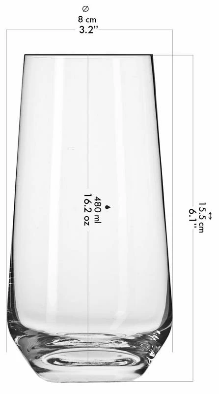 Krosno Splendour Verres D’eau Haut 7 Krosno Splendour Verres D’eau Haut – Image 5