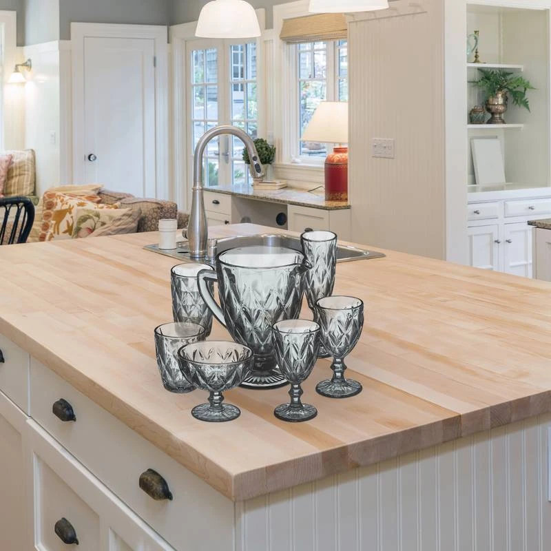 Lot De 7 Verres Gris 4 Lot De 7 Verres Gris – Image 2