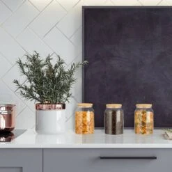 Lot De 3 Bocaux Ronds En Verre 12 Lot De 3 Bocaux Ronds En Verre -Umbraen Boutique b465de9d99634544965468a4bcb0ba89