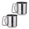 2x Tamis Pour Farine Manuels Acier Inox 1 2x Tamis Pour Farine Manuels Acier Inox -Umbraen Boutique b50b44e933dd4fa996990af6faed5a7f