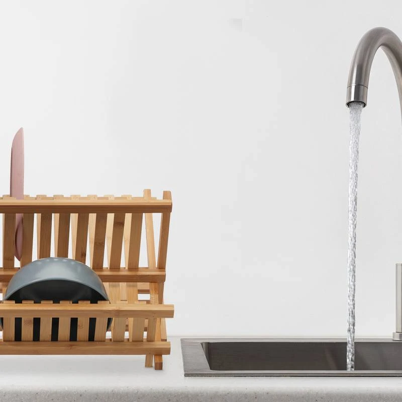 Égouttoir En Bambou Pour La Vaisselle 6 Égouttoir En Bambou Pour La Vaisselle – Image 4