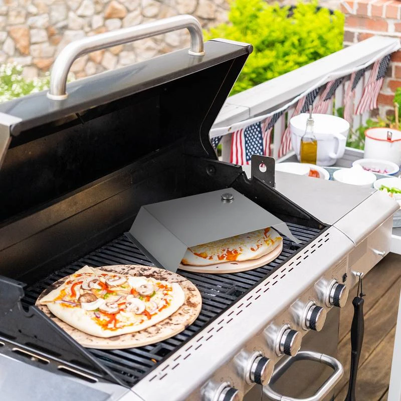 Four Pizza Barbecue En Acier Inoxydable 4 Four Pizza Barbecue En Acier Inoxydable – Image 2