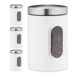 4x Bocaux En Métal Avec Fenêtre Noire 28 4x Bocaux En Métal Avec Fenêtre Noire -Umbraen Boutique b8787b5345bd42918bdc03584ba87caf