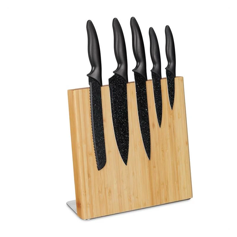 Bloc Couteaux Aimanté En Bambou 7 Bloc Couteaux Aimanté En Bambou – Image 5