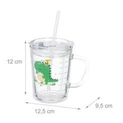 2x Verres Pour Enfant Motif De Dinosaure -Umbraen Boutique bb47e7f2d7d94e67a77b4c0a15c0358d