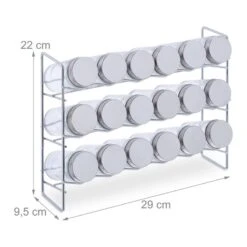 Étagère Avec 18 Pots à épices -Umbraen Boutique bc4933b803404fb6b3853aa9154a8b77
