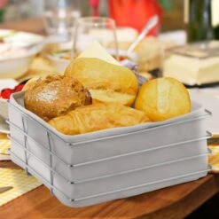Corbeille à Pain Métal Insert En Tissu -Umbraen Boutique bc4b9c39a92e4541b0b0b98e4a7ec323