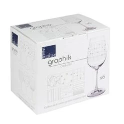 Coffret De 6 Verres à Pied Graphik -Umbraen Boutique bd60ac2c70e143918aced55fc80e9ef4