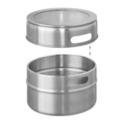 Étagère à épices Bambou 6 Pots Inox -Umbraen Boutique c3486ba0cb48463eafff2eda00829837
