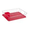 Égouttoir Avec Panier à Couverts Rouge -Umbraen Boutique c3ae2f35a56746f4bd011fb30c065ba4