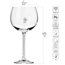 Krosno Venezia Verres à Gin Ballon -Umbraen Boutique c7776d4a064a45faa6969897e452208a