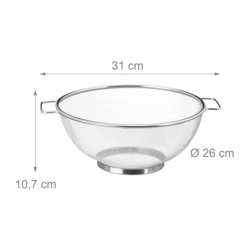 Lot De 3 Passoires En Inox 7 Lot De 3 Passoires En Inox – Image 5