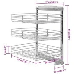 VIDAXL Panier De Cuisine 17 VIDAXL Panier De Cuisine -Umbraen Boutique ce3467f54329495b92536e42b0eabc12