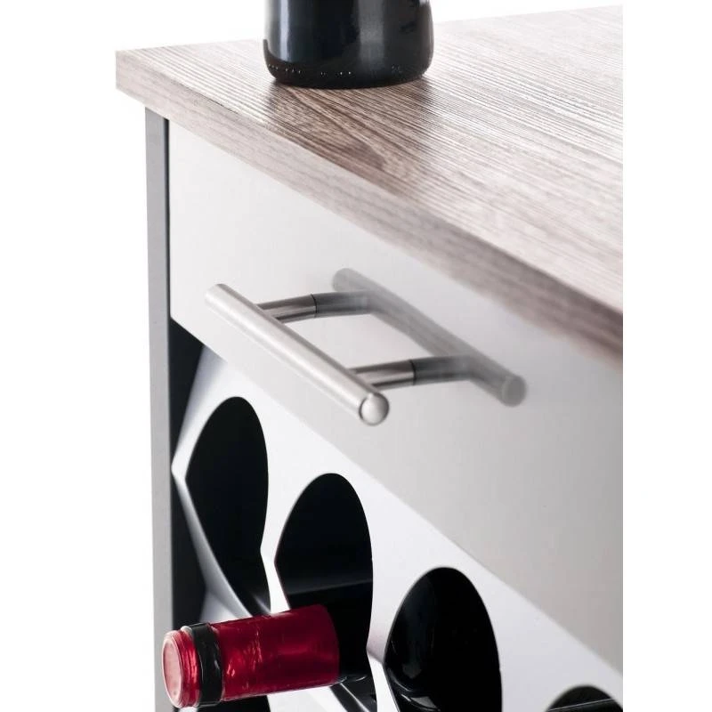 Chariot Porte-bouteilles, 18 Bouteilles 4 Chariot Porte-bouteilles, 18 Bouteilles – Image 2