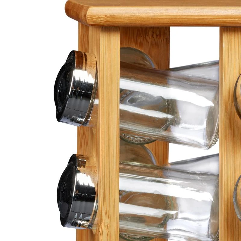 Carrousel à épices Porte-épices Bambou 10 Carrousel à épices Porte-épices Bambou – Image 8